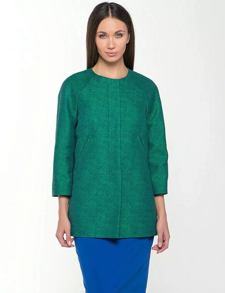 녹색 코트 (122 장의 사진)를 착용하는 것 : 진한 녹색, 어떤 스카프가 적합 할 것, 가방, 부속품, 영어 칼라가있는 코트 601_27