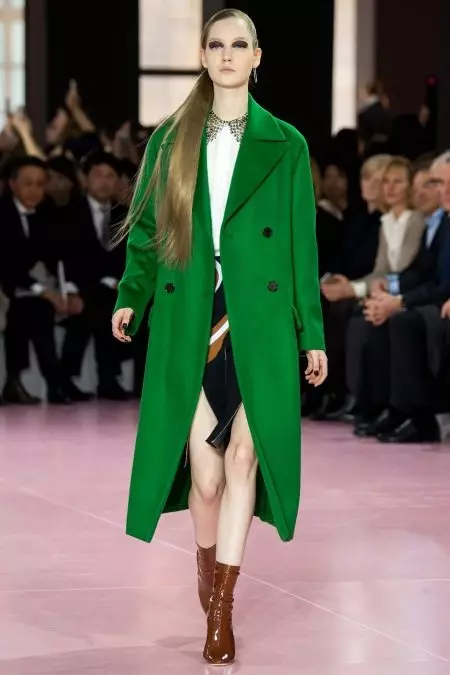 グリーンコート（122写真）を着用するもの：濃い緑、スカーフがフィット、バッグ、アクセサリー、英語の襟付きコート 601_39