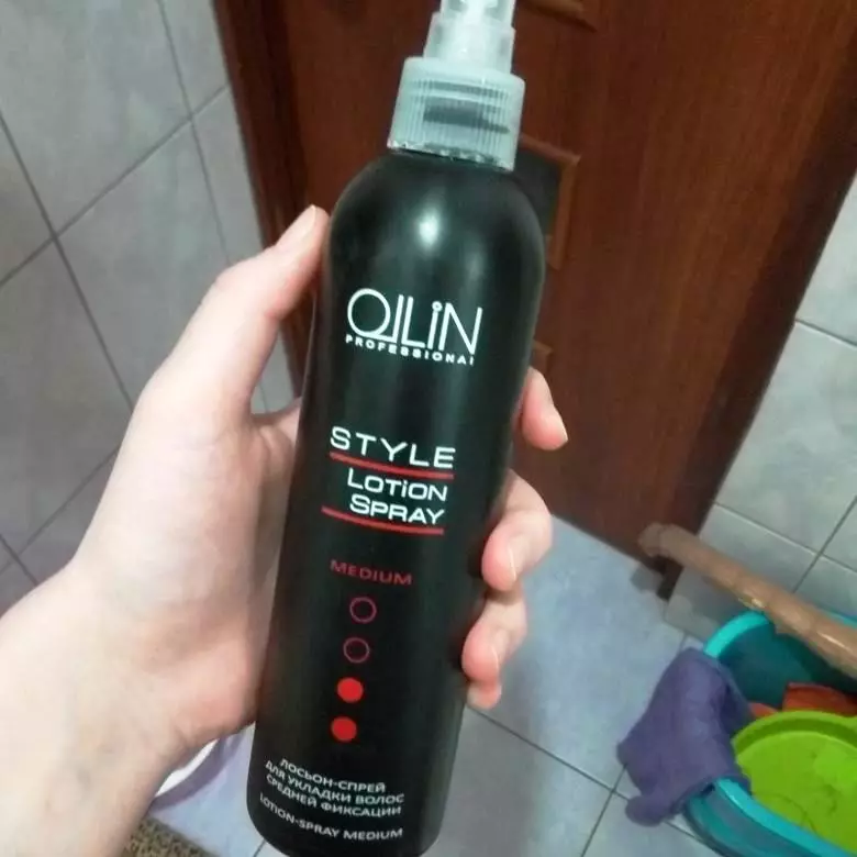 Hair Styling Mijloace: Spray-uri profesionale pentru alpinism, pentru fixarea de așezare volumetrică pe păr lung, mediu și scurt 6039_8