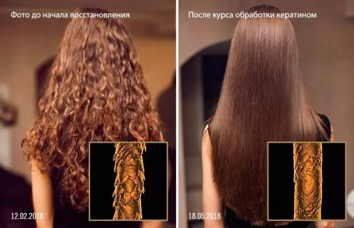 Loción de cabello de Keratin: calificación de las mejores lociones con queratina y sus características de su uso 6060_23