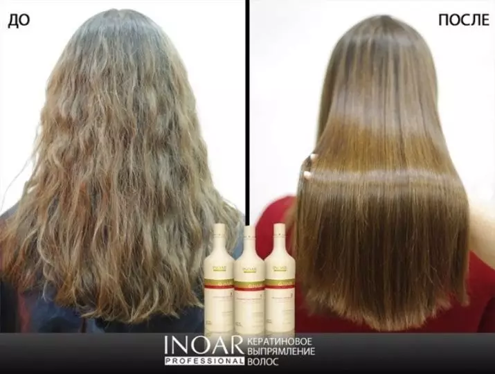 Keratin inoar: Vor- und Nachteile von Keratin-Haare, G-Haare, Anweisungen zur Nutzung von Masters 6063_12