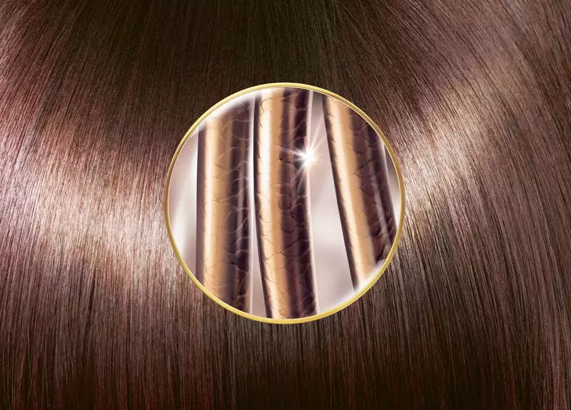 Keratin Inoar: Pros lan konser saka Keratin lurus g-rambut, pandhuan kanggo nggunakake lan tinjauan master 6063_5