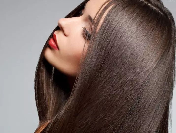 ဆံပင်အတွက် Keratin နှင့်အတူ Ampoules: အရည် Keratin အရည်သုံးခြင်း, ၎င်း၏အကျိုးကျေးဇူးများ, အန္တရာယ်များ, လူကြိုက်များထုတ်လုပ်သူများ, ရလဒ်များကိုအသုံးပြုပါ 6064_2