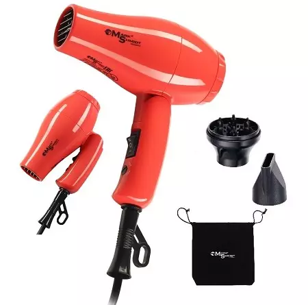 Road Fenes: Review of small hair hairdryers with folding handle, best mini models 6088_5