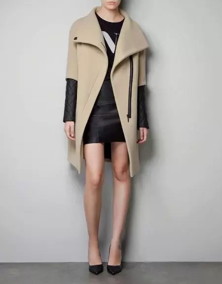 Samička Drap Coat (112 Fotografie): Veľké veľkosti, ako sa umyť, s kožušinou, čiernou, s kapucňou, s čo nosiť kabát z zakrytia 610_27