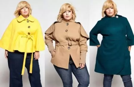 여성 드랩 코트 (112 사진) : 대형 크기, 모피, 검정, 후드, 드레이프에서 코트를 착용 한 것과 함께 씻는 방법 610_61