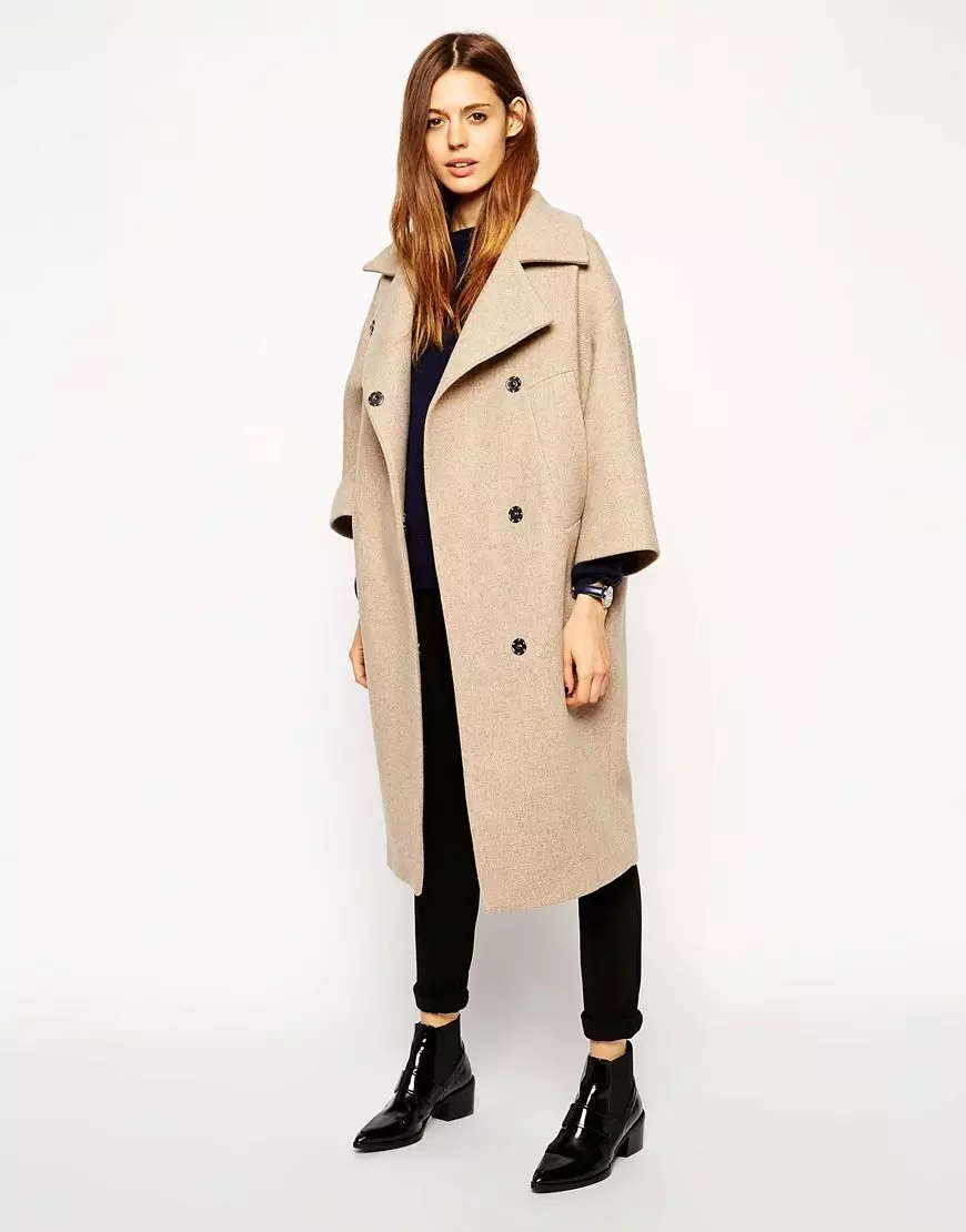 Жіноче драпове пальто (112 фото): великих розмірів, як випрати, з хутром, чорне, з капюшоном, з чим носити пальто з драпу 610_68
