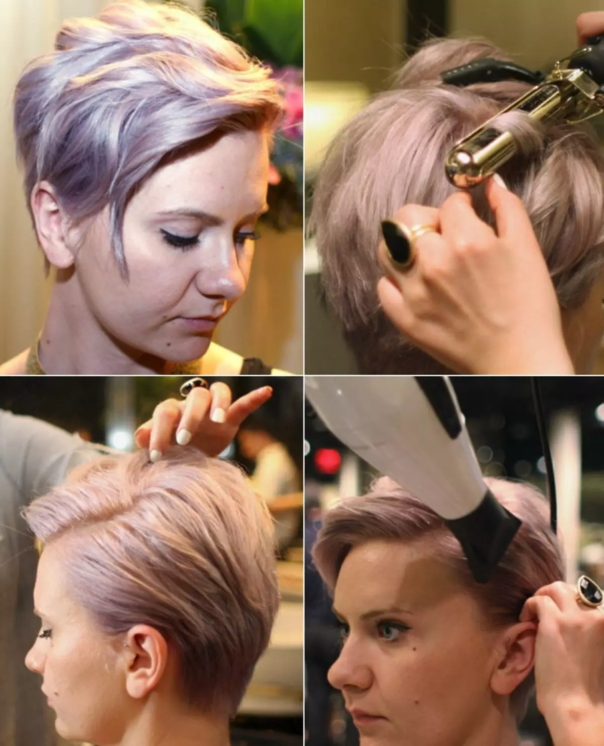 Polaganje kose na kovrče (35 fotografija): frizure za srednje, dugu i kratku kosu. Kako napraviti 