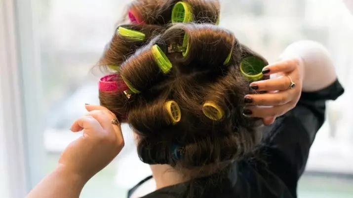 Hair curlers haqqında agentləri dönük: professional və təbii vasitələrlə nəzərdən evdə dönük üçün 6135_2