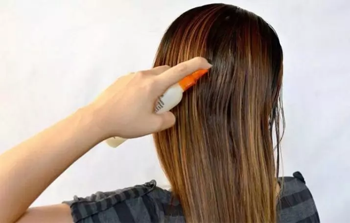 Perlindungan haba rambut dari menyeterika: cara terbaik untuk melindungi apabila meluruskan rambut di rumah. Ulasan 6159_33