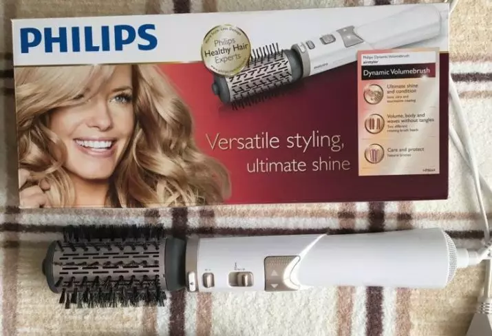 Philips hairdryers: ການທົບທວນຄືນຊ່າງຕັດຜົມທີ່ມີການຫມູນວຽນຫມູນວຽນແລະເລືອກຄໍເຕົ້າໄຂ່ທີ່ຜົມຈາກ Philips 6173_8