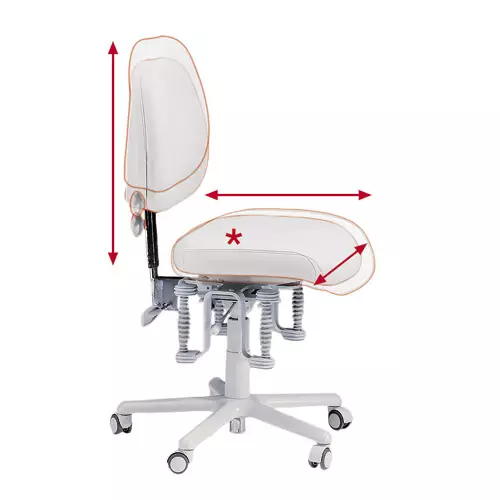 Manicure chairs: Choose for customers and masters manicure models on wheels 6201_9