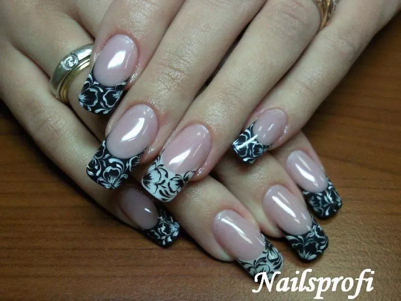 Acrylic ji bo nails (51 wêne): Ew çi ye û çawa li malê kirê? Meriv çawa sêwirana bi piyalek powdar a acrylic re çêkir? Meriv çawa nexşeyan bicîh tîne? 6213_15