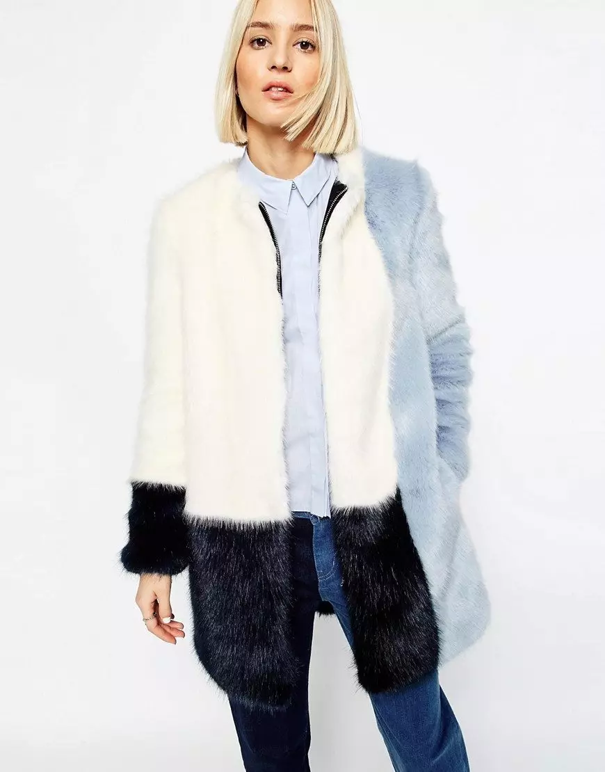 Пальто зі штучного хутра (78 фото): з каракулю, з капюшоном, плюшеве, жіночі моделі пальто 621_58