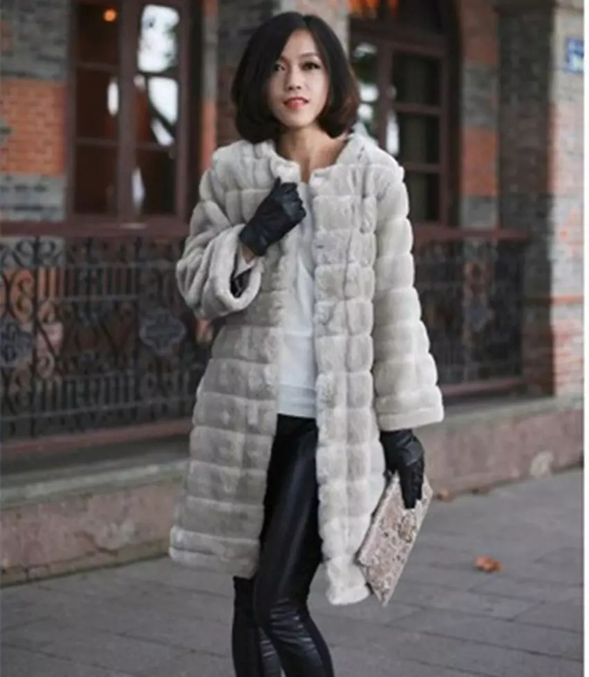 Пальто зі штучного хутра (78 фото): з каракулю, з капюшоном, плюшеве, жіночі моделі пальто 621_70