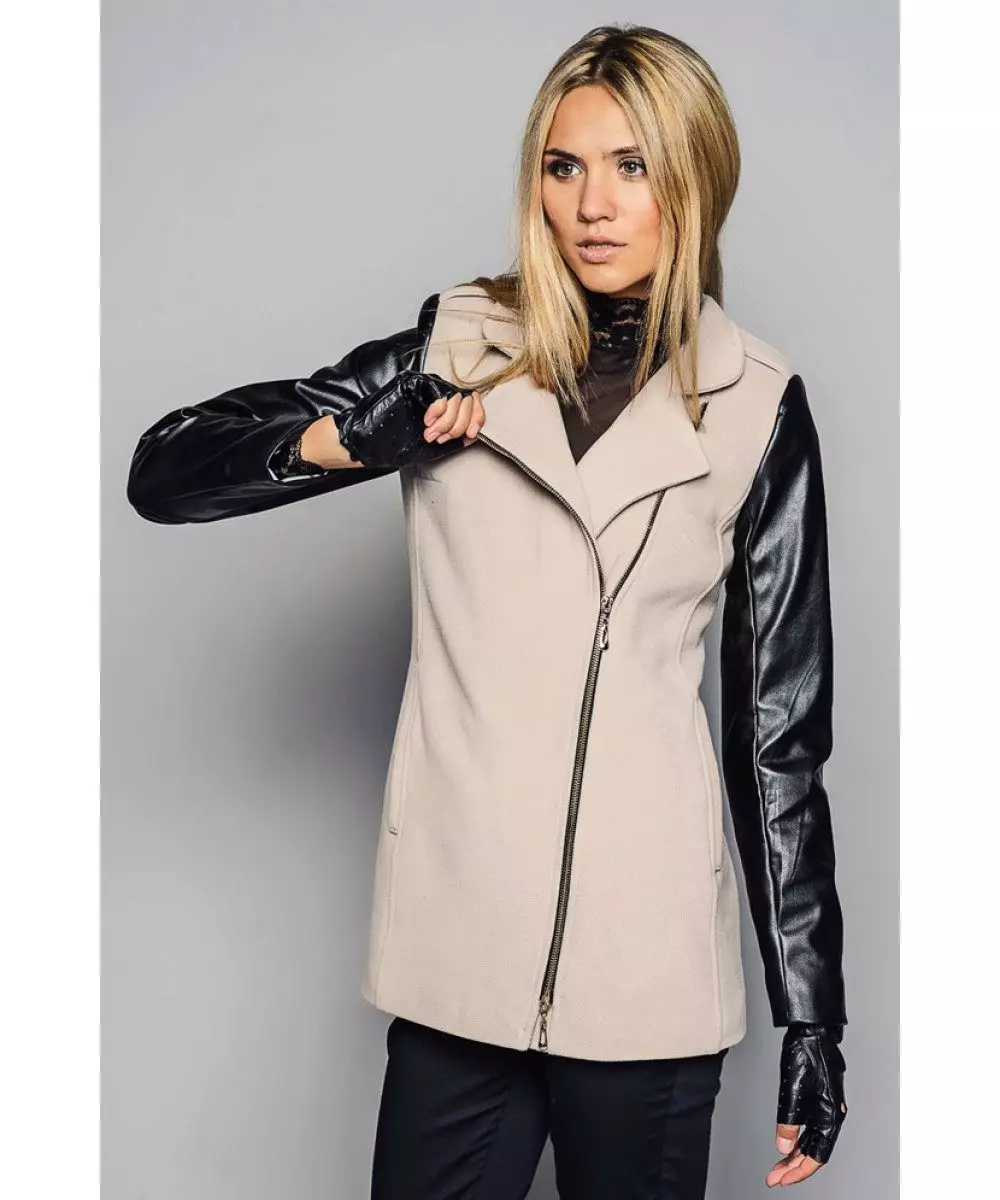 Жіночі пальто весна 2021 (356 фото): від російських виробників, моделі, стилі і фасони, стьобані, короткі, драпові, шкіряні 623_157