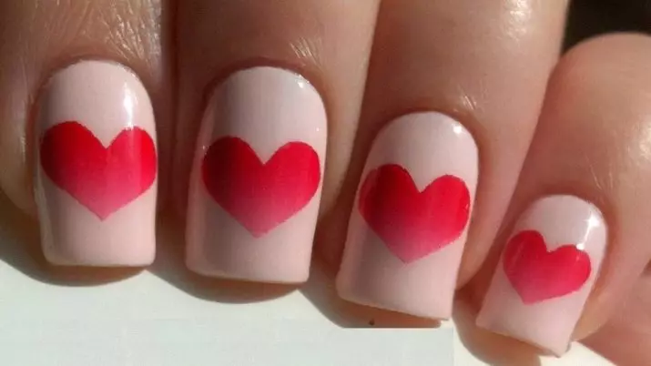 Manicure na 14 lutego (57 zdjęć): Pomysły na paznokci na dzień kochanków, piękne przykłady 6259_3