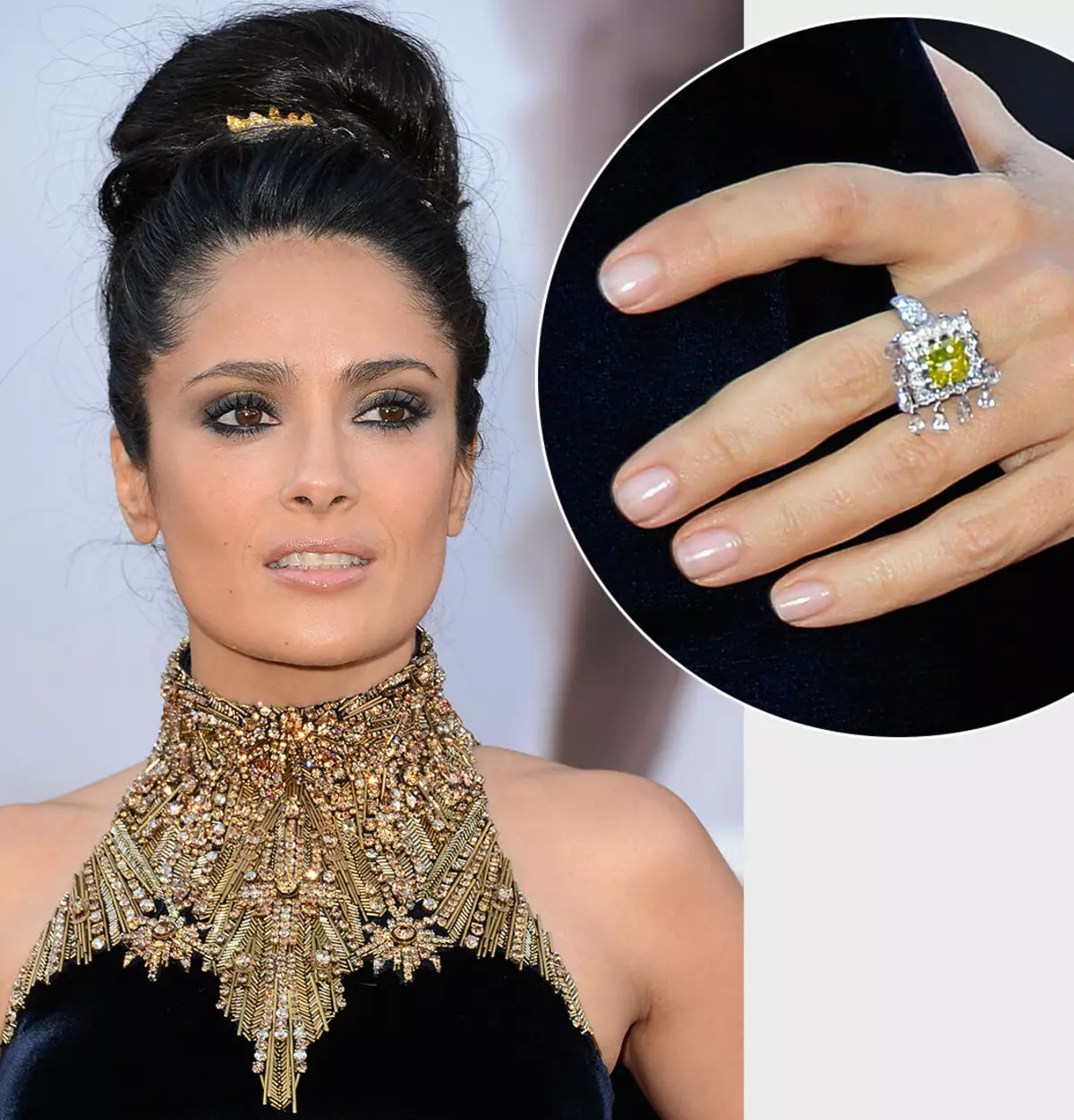 Manicure na Taurari (49 hotuna): ƙusa ƙusa kamar Kate Middleton da Olga Benner, Jennifer Lopez da Dita Fage Tiz 6264_3