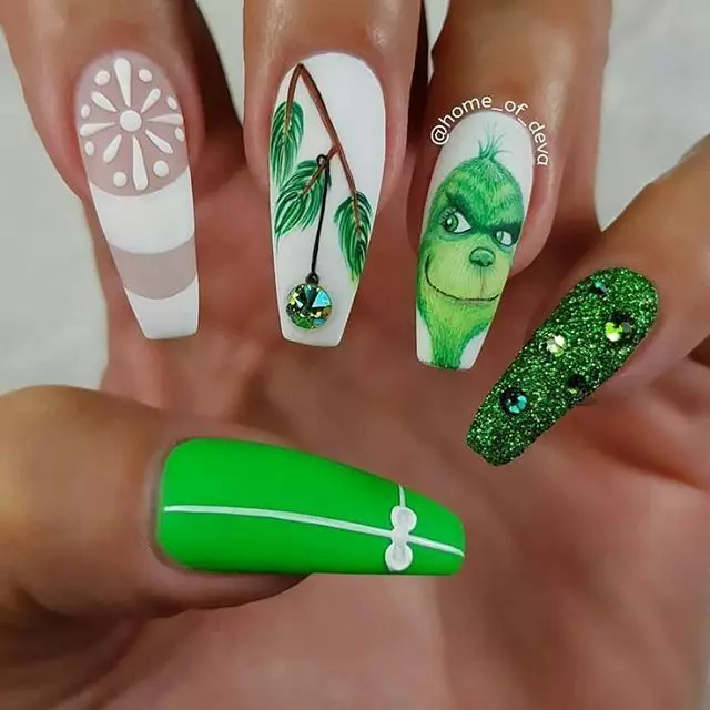 Cartoons on the nails (58 photos): the design of the cartoon manicure with the heroes 