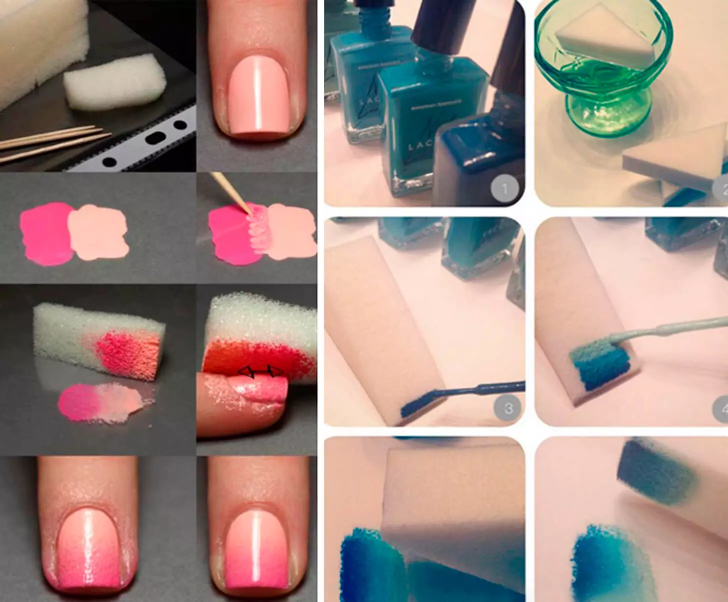 Hvordan laver man en smuk blid manicure? 58 Foto: Ideer til oprettelse af en flerfarvet eller monokonbelægning af negle med enkle tegninger eller gradient 6292_8