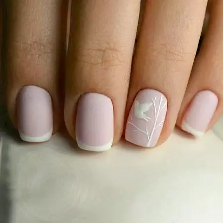 Classic French Manicure (47 Billeder): Classic i design af franch om negle og dens kombination med moderne trends 6299_20