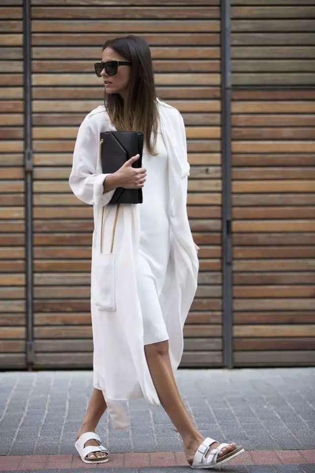 Áo khoác mùa hè thời trang 2021 (148 ảnh): Jacquard, ánh sáng, mô hình nữ sành điệu 2021, Cotton và lanh, theo phong cách boho, không có cổ áo 629_102