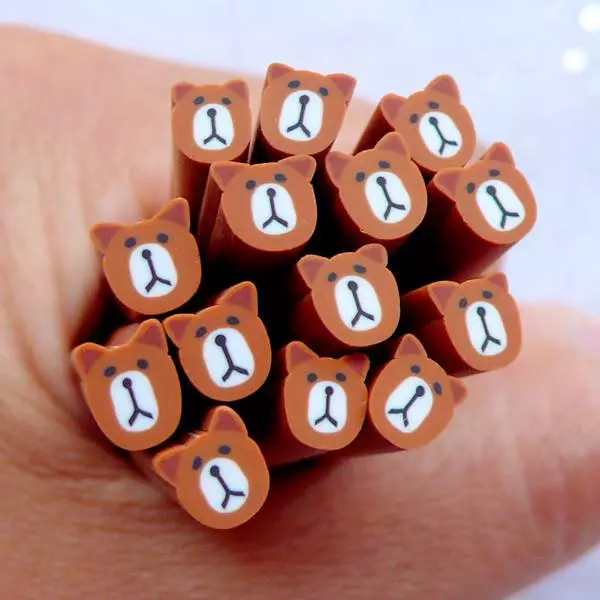 Fimo-дизайн нокти (38 снимки): Как да използвате биберон за маникюр? 6309_16
