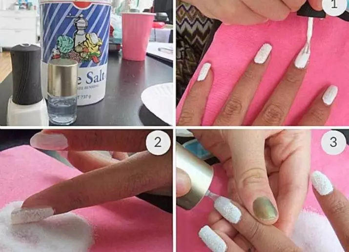 用“沙子”修指甲（50张）：“沙质”指甲设计的思想。如何使用粉末修指甲？ 6333_22