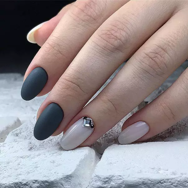 Manicure (linepe tse 54): Nail Design meampo ea nail ka setaele se thibetsoeng 6353_47