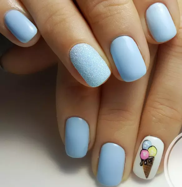 Leuke manicure (63 foto's): creatie van vrouwelijk nagelontwerp met tekeningen 6356_11