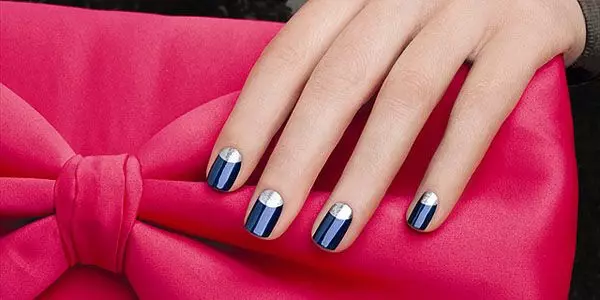 Soirée Manucure (46 photos): Belle conception des ongles dans les nuances bleues 6363_17