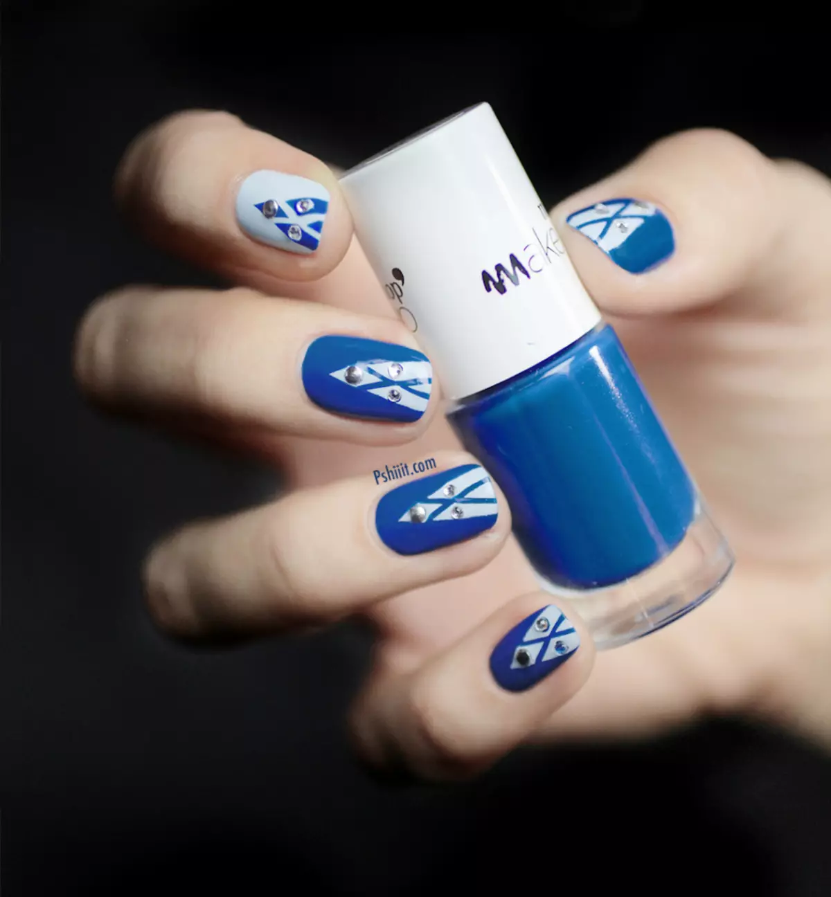 Soirée Manucure (46 photos): Belle conception des ongles dans les nuances bleues 6363_35