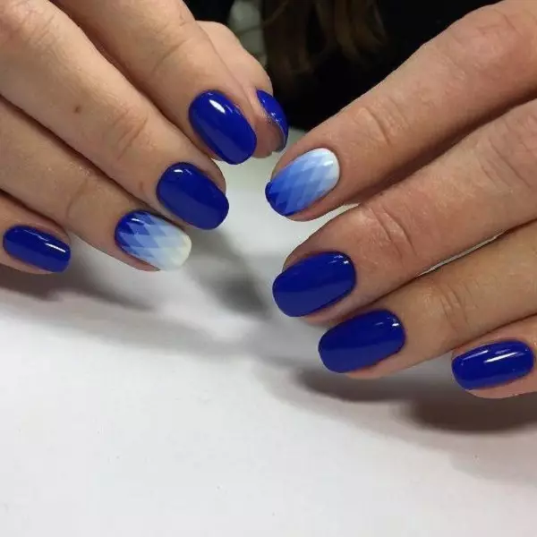 Manicura Ombre (184 fotos): Que é? Como facer un revestimento branco e lixeiro sobre as uñas ao estilo de pincel de Ombre e como se diferencia este efecto do gradiente? 6379_106