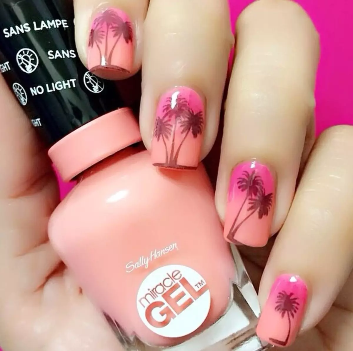 Manicure Ombre (184 ata): O le a ai? Le auala e faia ai se ufiufi sinasina ma le malamalama i luga o le fao i le faiga o ombre pulumu ma e faapefea ona ese mai lenei aafiaga mai le gradient? 6379_21