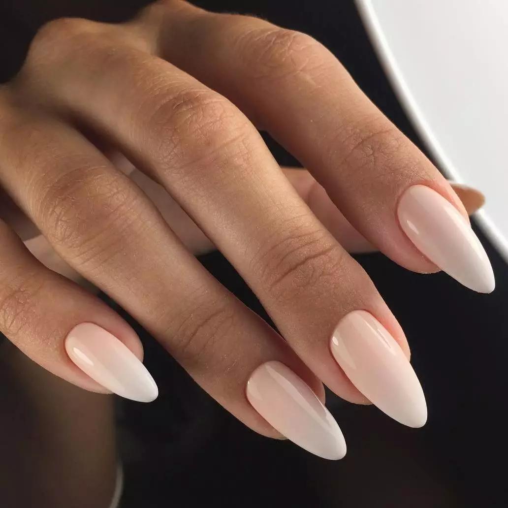 Manicure OMBRE (184 зураг): Энэ юу вэ? Ombre сойз бүхий хэв маягаар хумс дээр цагаан, хөнгөн бүрэх, энэ нөлөө нь градиентээс хэрхэн ялгаатай вэ? 6379_40