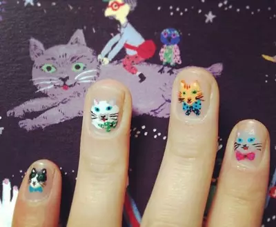 Manîparêz di 1 Septemberlonê (53 Wêneyên): Nail Design ji bo banga yekem di 6, 7 û pola 8-an de 6381_23