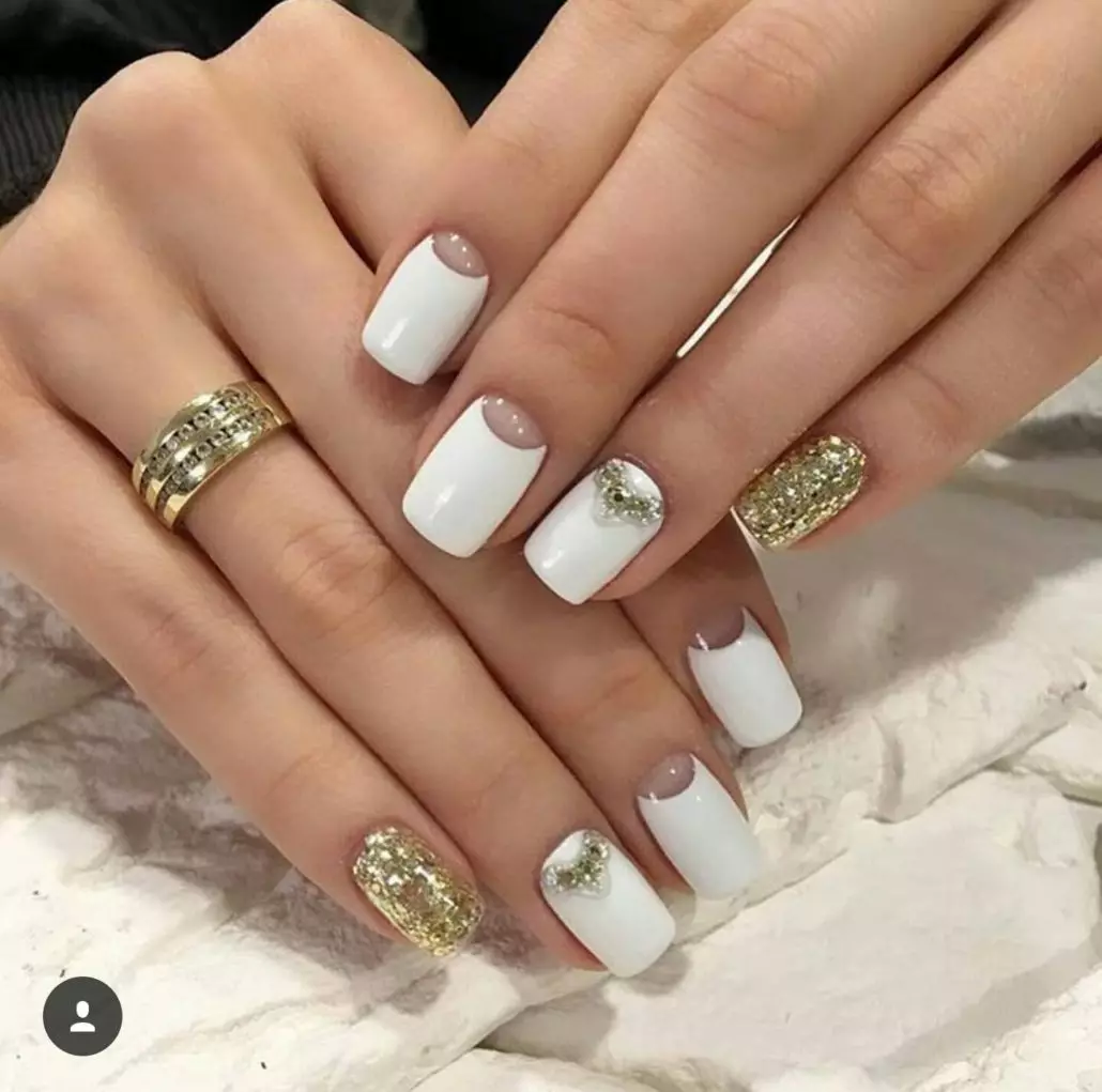 Manîparêz di 1 Septemberlonê (53 Wêneyên): Nail Design ji bo banga yekem di 6, 7 û pola 8-an de 6381_46