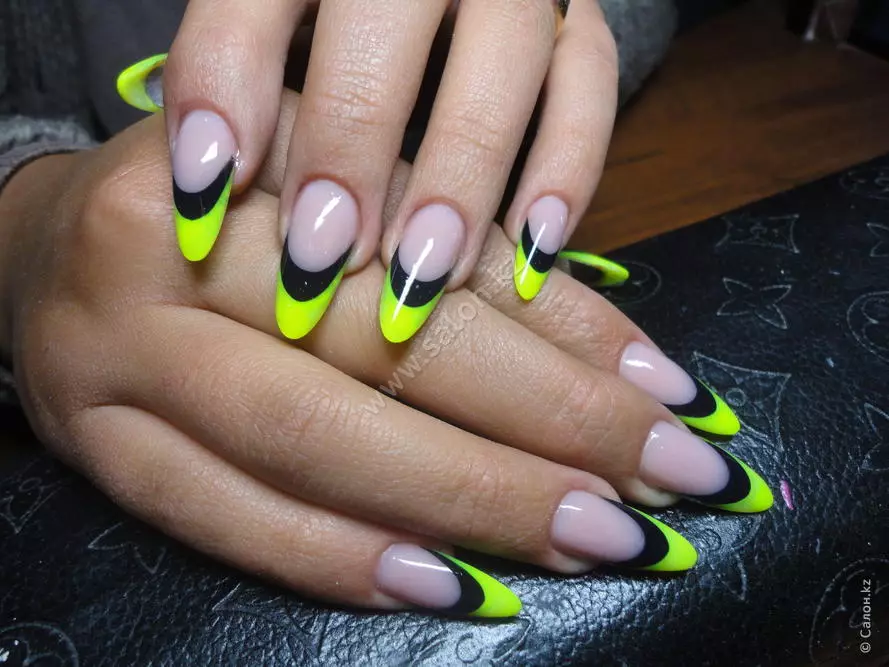 Double Franch on Nails (27 Foto): Double French Manicure Design 6401_10