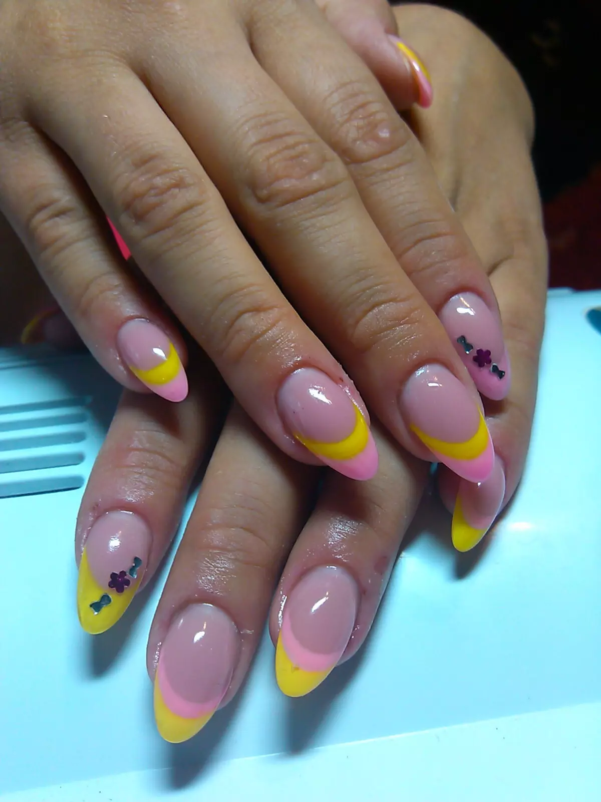 Double Franch on Nails (27 bilder): Double French Manicure Design 6401_14