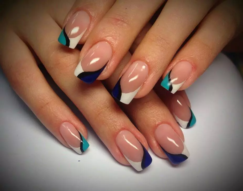 Double Franch on Nails (27 Foto): Double French Manicure Design 6401_20