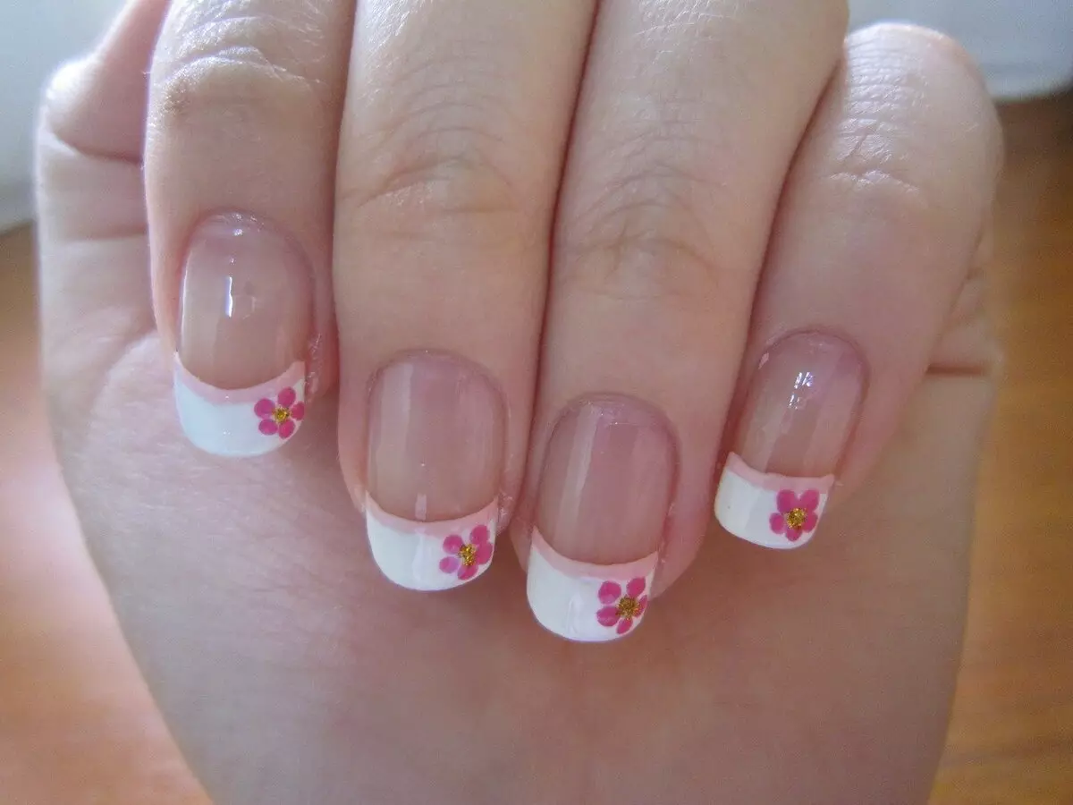 Double Franch on Nails (27 bilder): Double French Manicure Design 6401_4