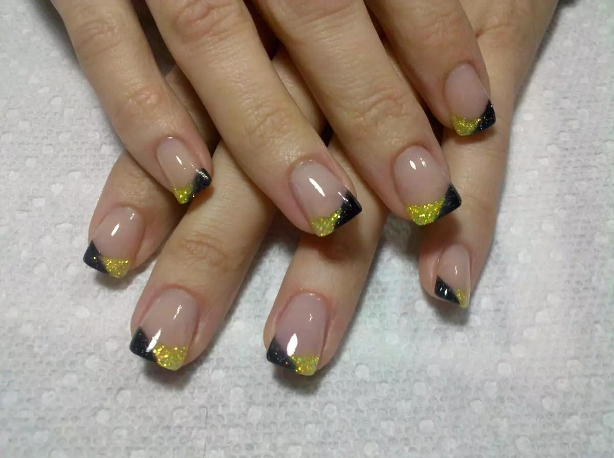 Double Franch on Nails (27 bilder): Double French Manicure Design 6401_5
