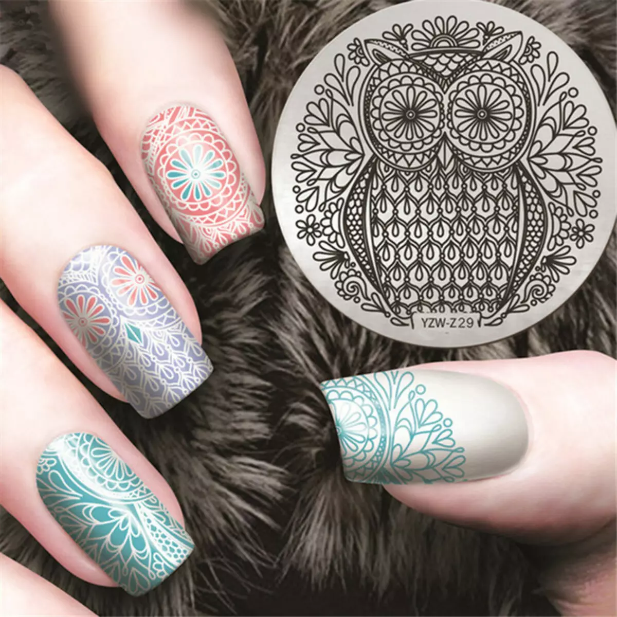 Manicure with owls (63 photos): Best design ideas on nails with drawings 6412_18