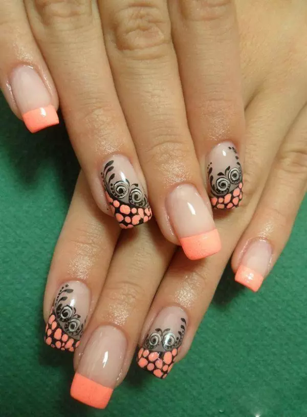 Manicure com corujas (63 fotos): melhores idéias de design em pregos com desenhos 6412_32