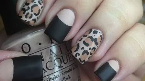 Leopard Manicure (37 fotos): Design de unhas com impressão de leopardo. Como evocar tal desenho passo a passo? 6416_10