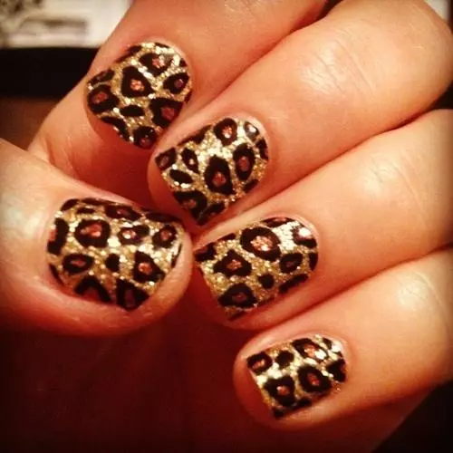 Leopard manicure (37 photos): nail design with leopard print. How to evoke such a drawing step by step? 6416_4