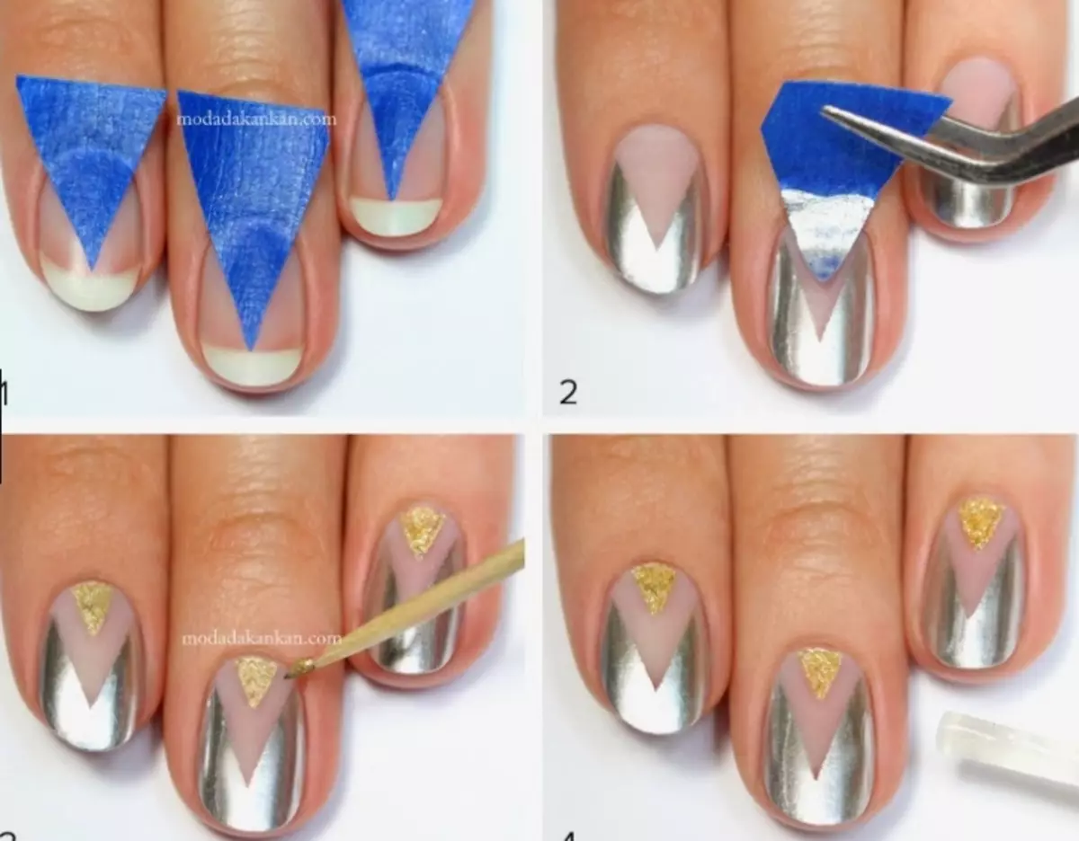 Ногти френч для начинающих. Дизайн ногтей для новичков. Треугольные узоры на ногтях. Как делать дизайн ногтей. Маникюр самой себе в домашних.