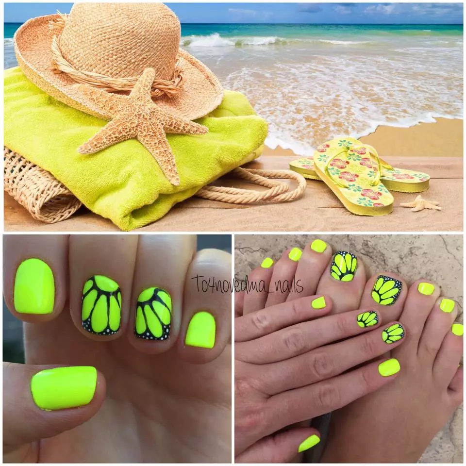 Manicure na morzu (79 zdjęć): Jaki jest projekt paznokci na wakacje? Pomysły na jasny i piękny letni manicure na wycieczkę do odpoczynku 6431_23