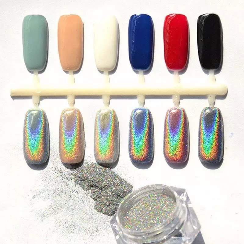 Metal Manicure (56 bilder): Nail Design Lacket i metallisk farge 6435_13