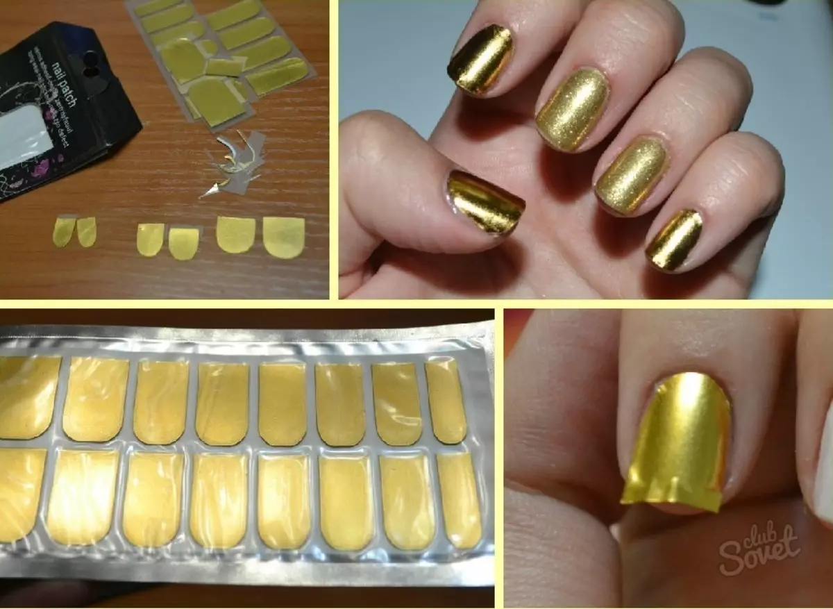Metal Manicure (56 bilder): Nail Design Lacket i metallisk farge 6435_24